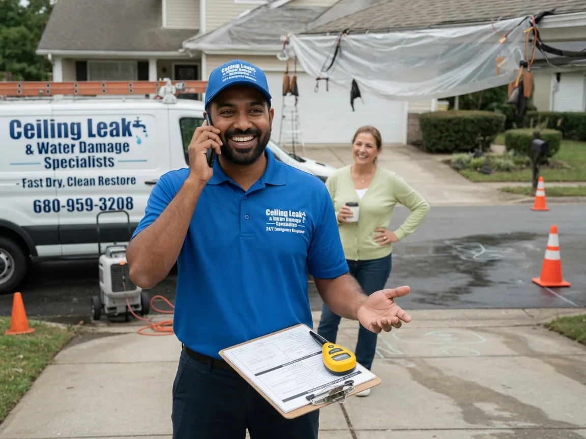 Ceiling Leak Cleanup Myakka City, FL FAQs